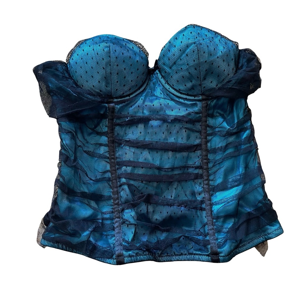 Vintage Frederick's of Hollywood Y2K Corset Top - Picture 2 of 8